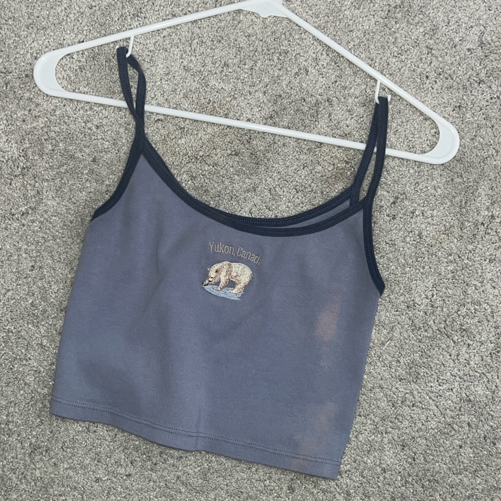 Cute Brandy Melville one size cropped tank